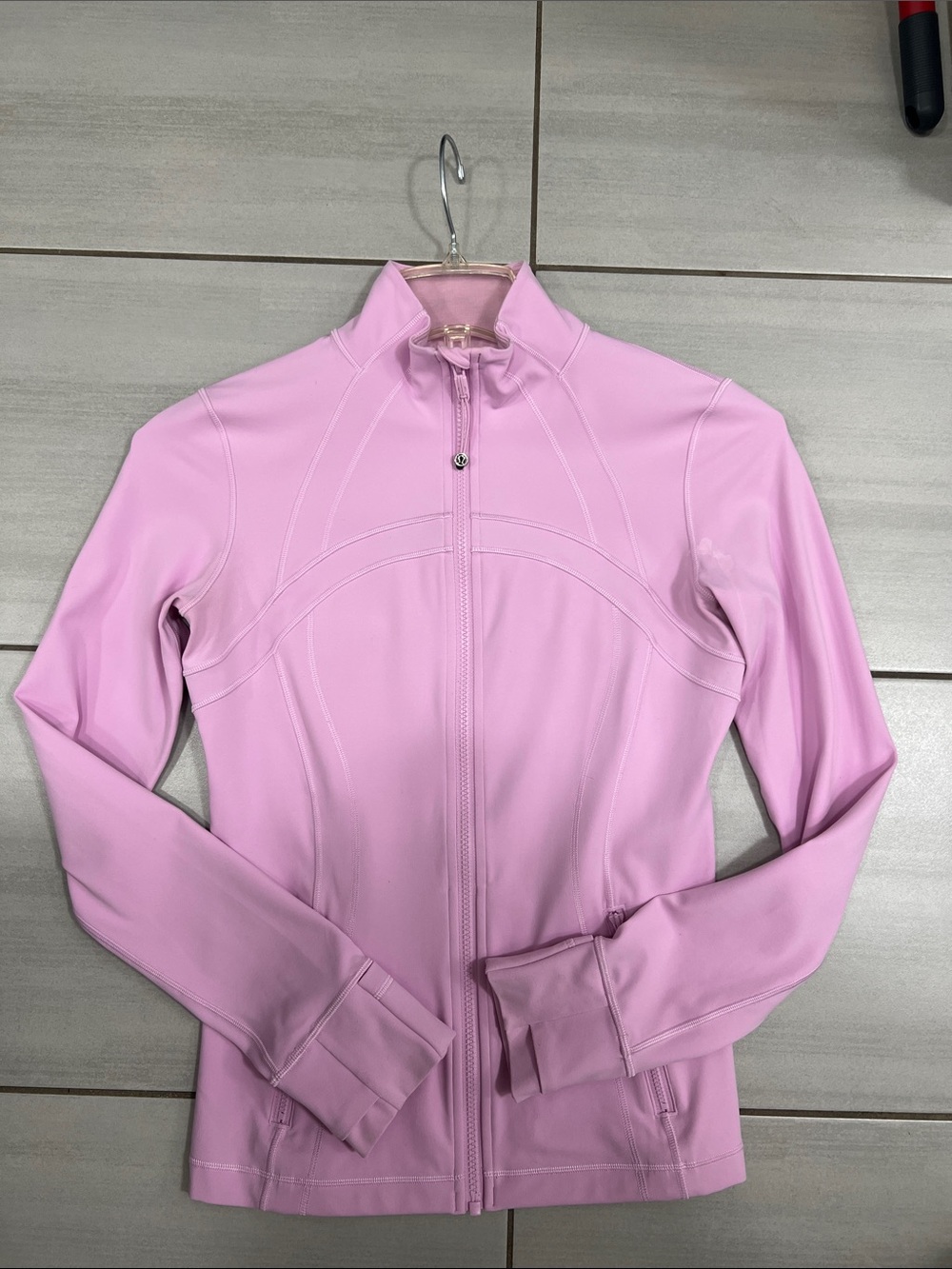 lululemon athletica Light Pink Full-Zip Athletic Jacket